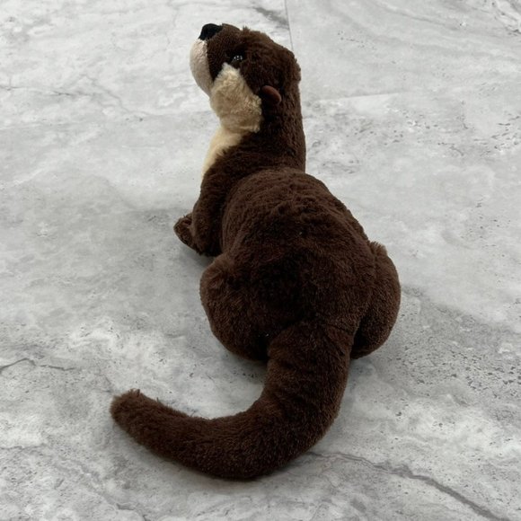 Wild Republic Brown Otter Stuffed Animal Plush Like New - Picture 3 of 7